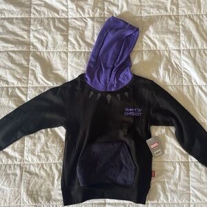 Marvel Black and Purple Kids Hoodie